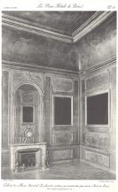 Plansza numer 51 - Stan obecny. Większość obrazów, które ozdabiały pokój są w Muzeum Luwru.