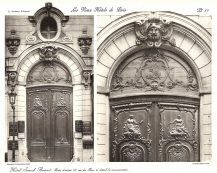 Plansza numer 35 - Drzwi wejściowe, ulica du Bac 46