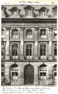 Plansza numer 5 - Plac Vendome 9. Hotel de Villemare 1708. Hotel Jouber 1778. Hotel Intendentury, później Zarządu Wojskowego Paryża. Obecnie Hotel de la Cie d'Assurances "Unia". Fasada szeregowa.