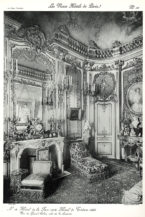 Plansza numer 56 - Hotel de la Fare 1776. Hotel de Tredern 1865. Widok na Wielki salon, na stronę kominka.