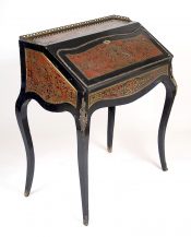 embellished with brass-inlaid and tortiseshell, gilt bronze, France XIX thC