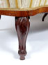 veneered with mahogany, carvings, second half of 19thC