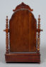 vennered with mahogany, carvings, late 19thC