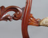 Massiff mahogany, carved, late 19th century.