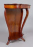 veneered with mahogany, woodcarving, marquetry, early 20thC