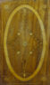okleiny mahoniowe, intarsję z różnych gatunków drewna, Anglia ok. 1900r.
