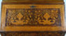veneered with walnut, inlays from various types of wood, brass fittings, c. 1800.