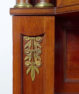 veneered with mahogany, brass fittings, early 20thC