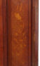 okleiny mahoniowe, intarsje z różnych gatunków drewna, ok. 1900r.