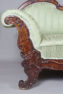 veneered with mahogany, woodcarving, mid-19thC