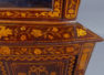 veneered with mahogany, inlays made of various types of wood, woodcarving, brass fittings, early 19th century.