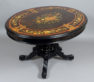 veneered with ebony, marquetry from different kinds of wood, the second half of the 19thC