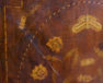 konstrukcja mahoniowa, intarsje z różnych gatunków drewna, poł. XIX w.