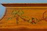 drewno satynowe, polichromia, mosiężne kluczyny, ok. 1900r.