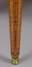 veneered with mahogany and walnut, brass, 20thC