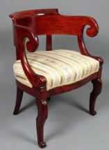 Fotel do biurka w stylu Biedermeier