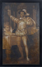 Mixed technique/paper/canvas, sig. "Otto Bache", late 19thC