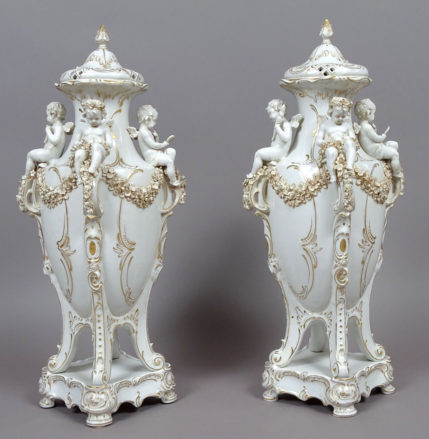 porcelana ręcznie malowana i złocona, Niemcy 1901-1920