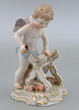 porcelana, syg. Miśnia kon. XIX w