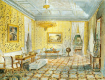 Salon księcia Rudolfa Kinskiego, prawdopodobnie w 1836 r.