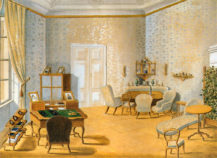 Salon rodziny Cernin na zamku w Petrohrad, 1842r.