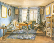 Część pokoju, około 1845r.