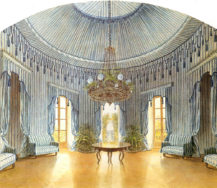 Salon rodziny Buquoy na Zamku w Nové Hrady, 1847-1849r.