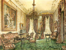 Salon Buquoy w Pałacu Wiedeńskim, 1851r.