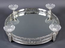 silverplatedware, crystal Baccarat, XX thC