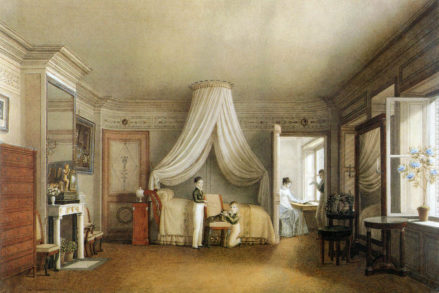Sypialnia ambasady austriackiej w Paryżu, 1812 r.