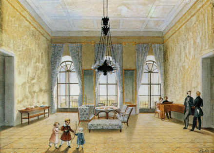 Wielki Salon Kinskych na zamku w Kostelec nad Orlici, 1837r.