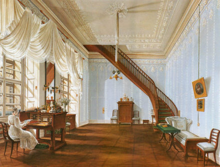 Salon pałacu Kinskych w Pradze na Rynku Staromiejskim, 1828-1832r.