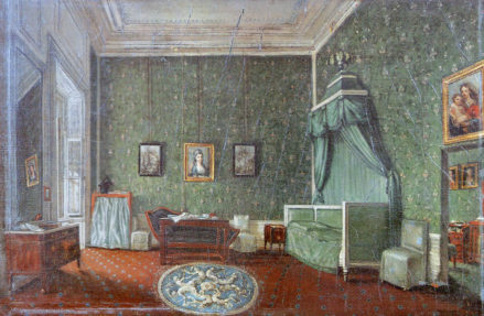 Sypialnia księcia Józefa Schwarzenberga w Wiedniu, 1841r.