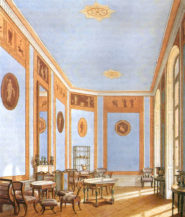Salon Buquoy w Nove Hrady, prawdopodobnie 1837r.