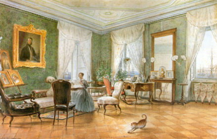 Salon w Trieście, 1849r.
