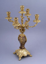 embellished with brass-inlaid and tortiseshell, gilt bronze, II half of the 19thC