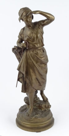 bronze, sig. E.LAURENT, late 19thC