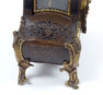 marquetry of brass and tortoiseshell, bronze, mechanism signed H&F Paris, circa 1880.