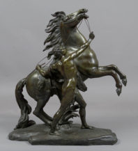 The bronze figure "The Horse of Marly"