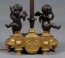 Lampa stołowa z amorami w stylu Napoleona III