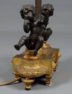 Lampa stołowa z amorami w stylu Napoleona III