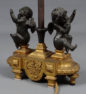 Lampa stołowa z amorami w stylu Napoleona III