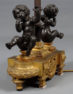 Lampa stołowa z amorami w stylu Napoleona III